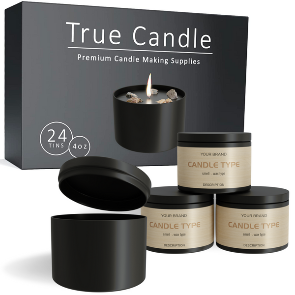 4 oz Candle Tins  LotusFlame Candle Co